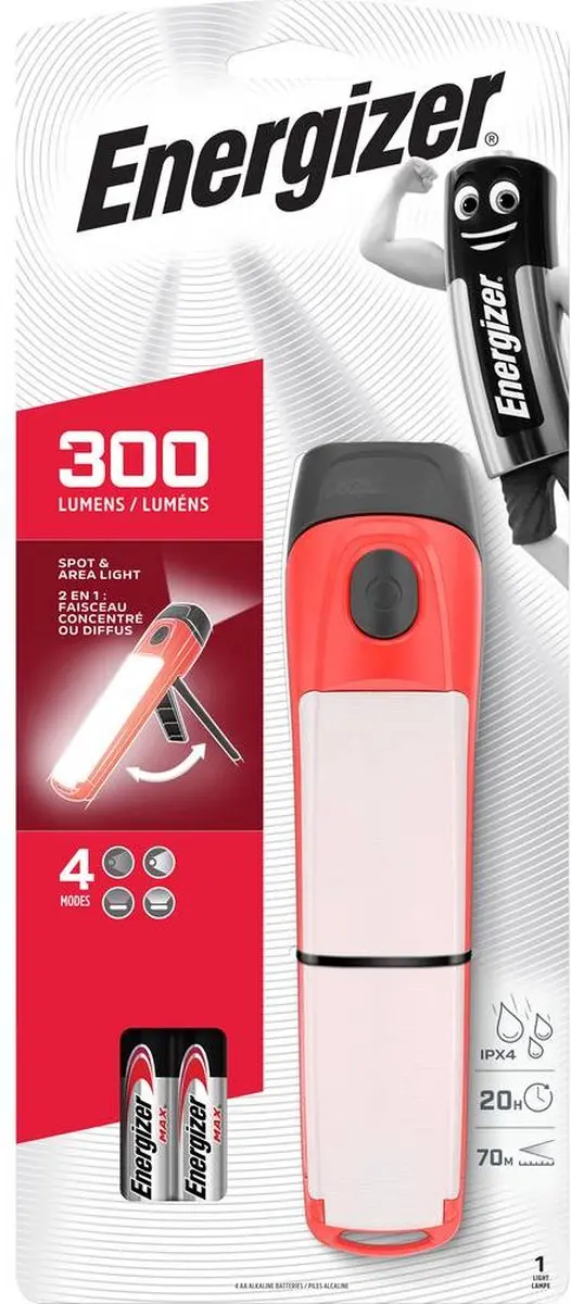 Energizer Fusion Spot&Area E301420201 Werklamp - Oranje