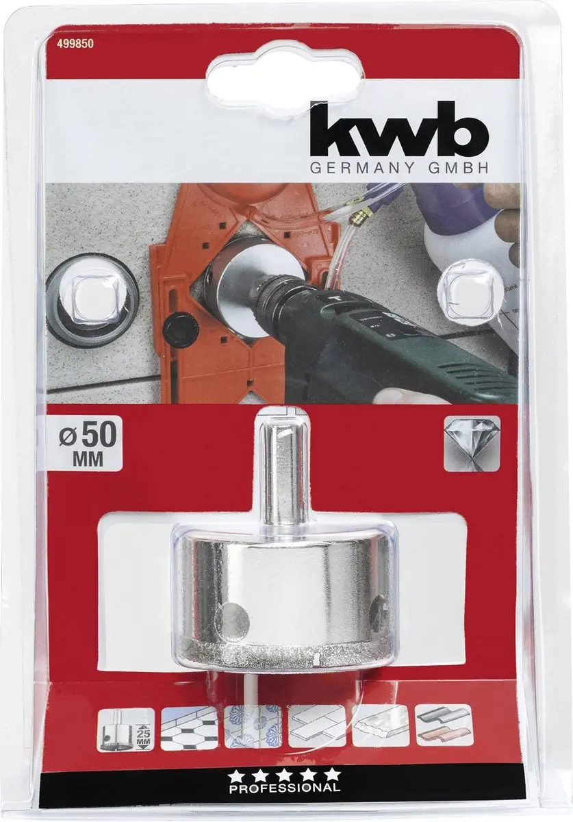 KWB Diamant Gatenzaag 50-25mm Zb - Metaal