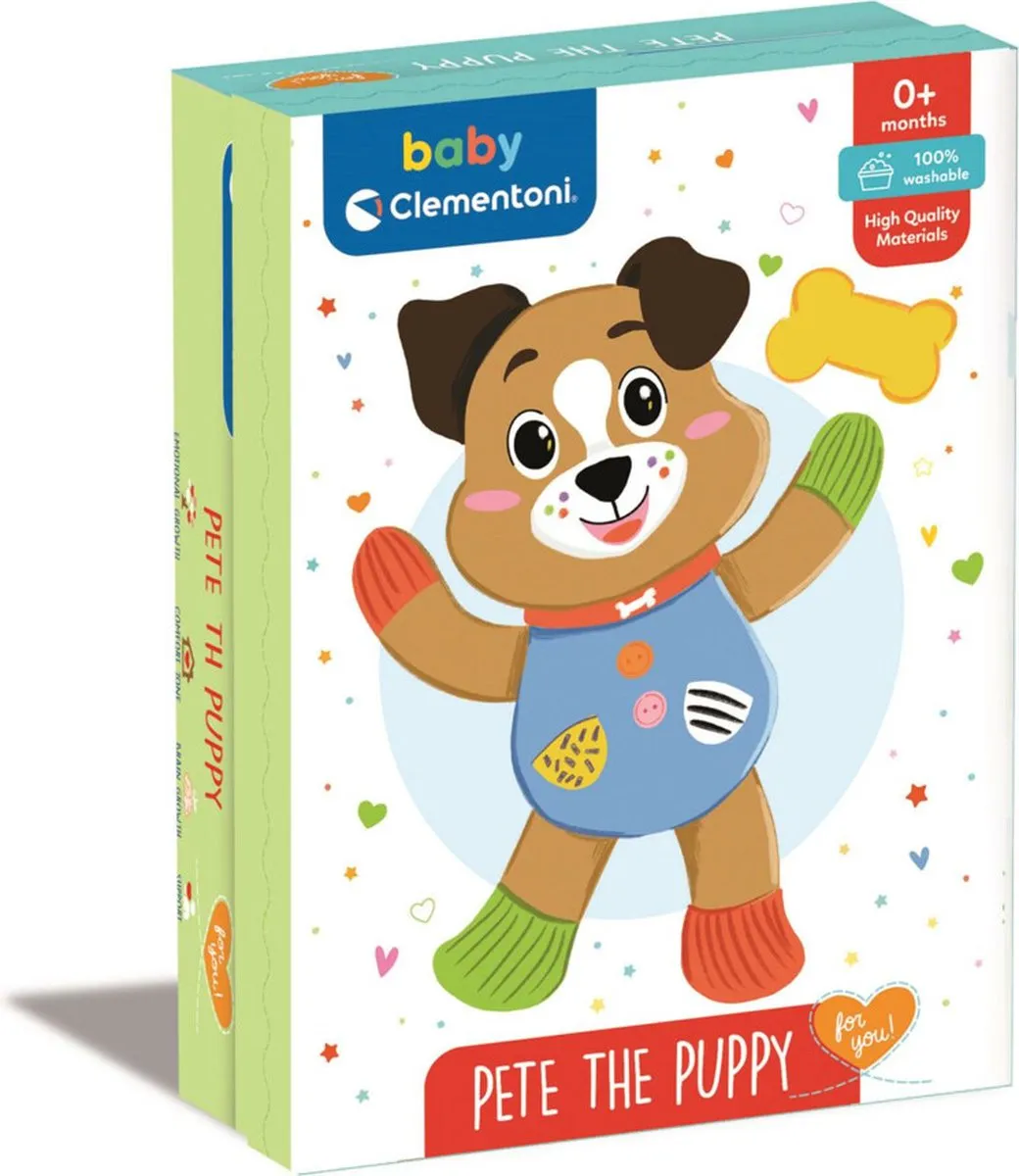 Clementoni Peter The Puppy Knuffel