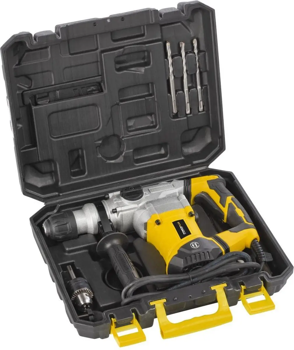 Powerplus POWX11721 Klopboormachine 1200W - 5J SDS-plus - 6 Accessoires