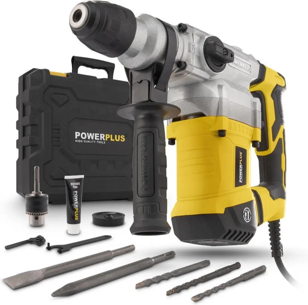 Powerplus POWX11721 Klopboormachine 1200W - 5J SDS-plus - 6 Accessoires