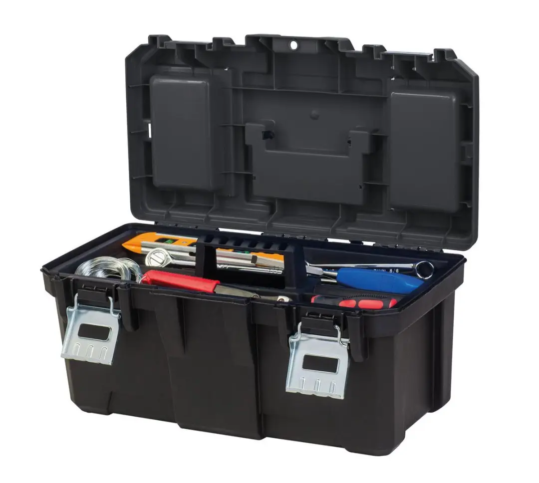 Keter Basic Toolbox 19" Gereedschapskoffer - 48x26x25cm - Zwart