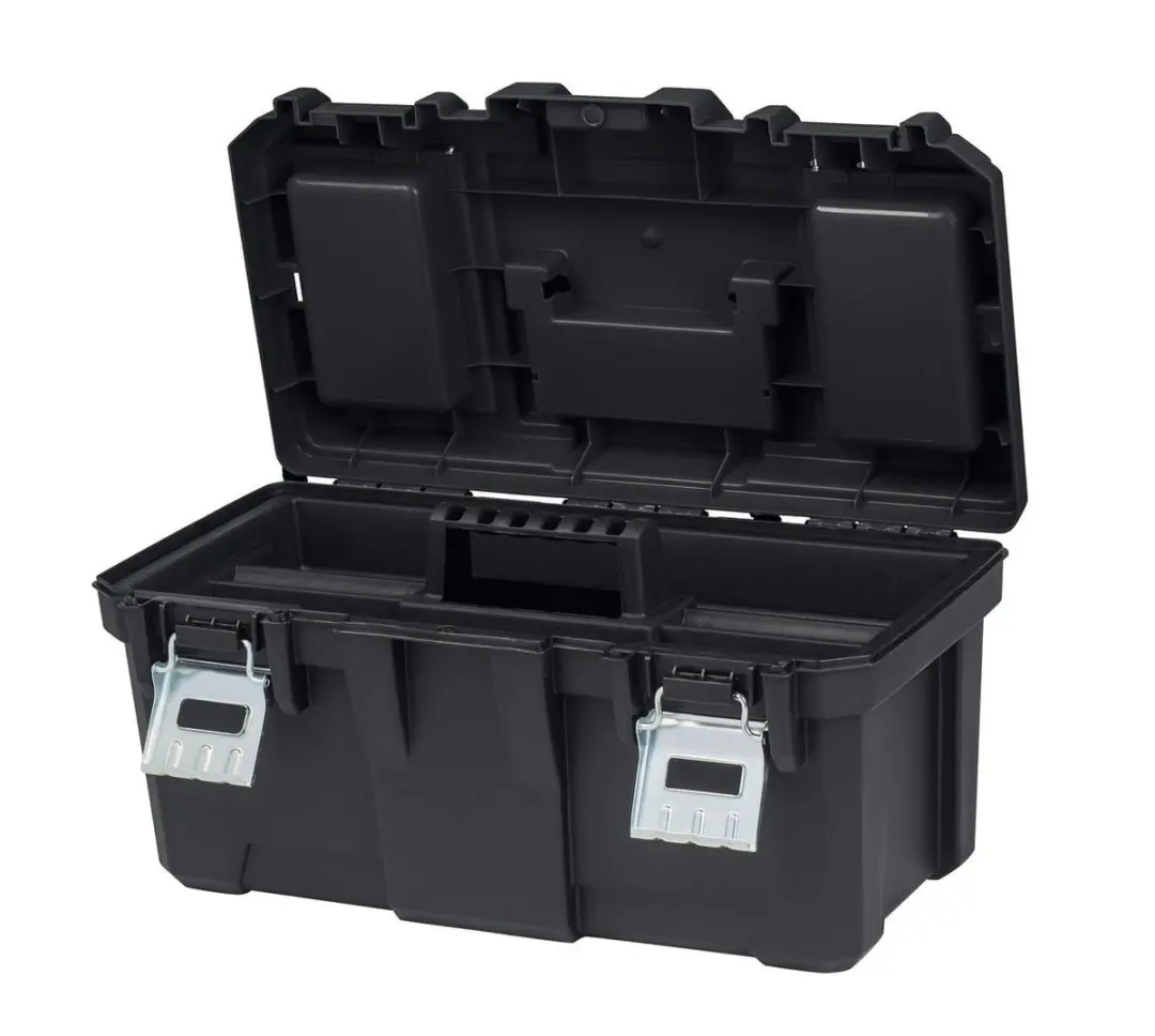 Keter Basic Toolbox 19" Gereedschapskoffer - 48x26x25cm - Zwart