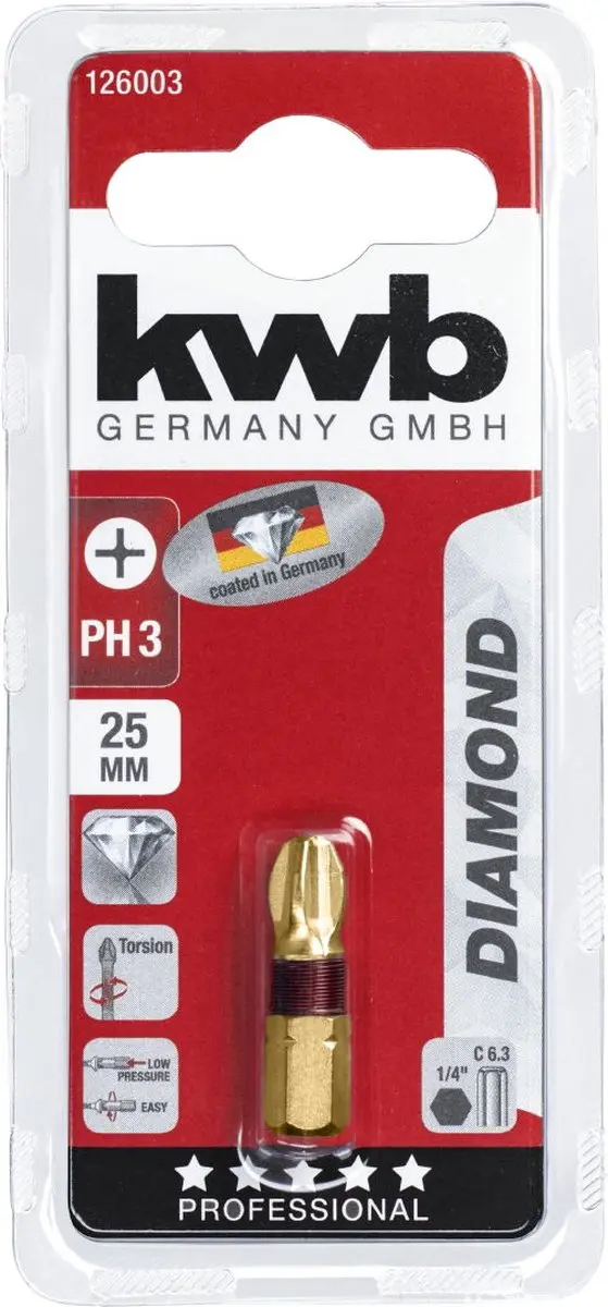 KWB Bit 25mm Diamond PH3