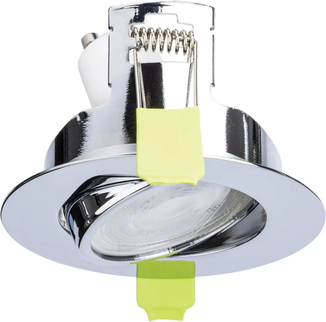 Integral Inbouwspot Gepolijst Chroom 8,5cm - GU10