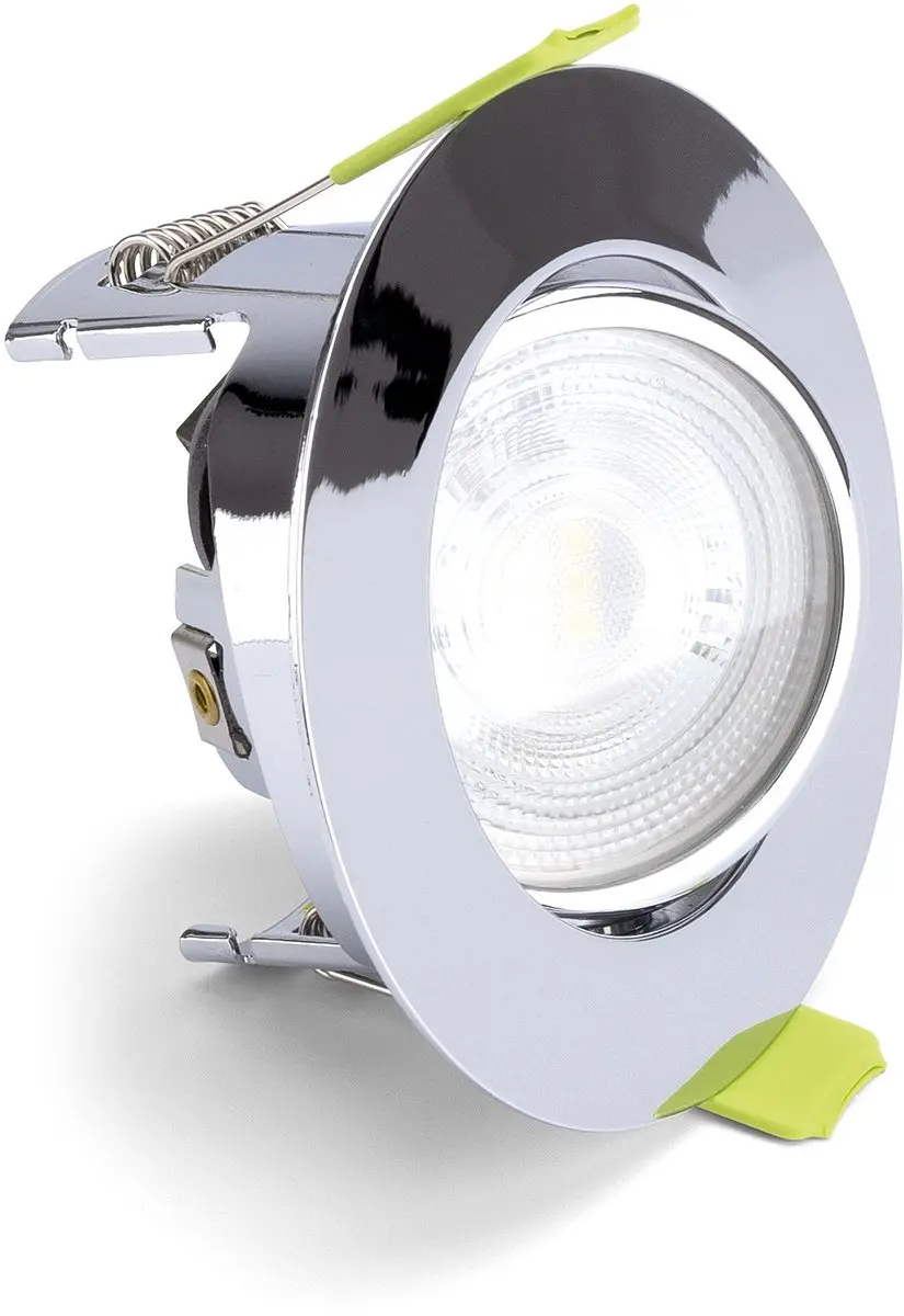 Integral Inbouwspot Gepolijst Chroom 8,5cm - GU10