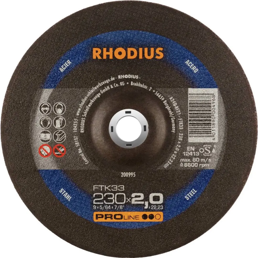 Rhodius FTK33 200995 Doorslijpschijfset