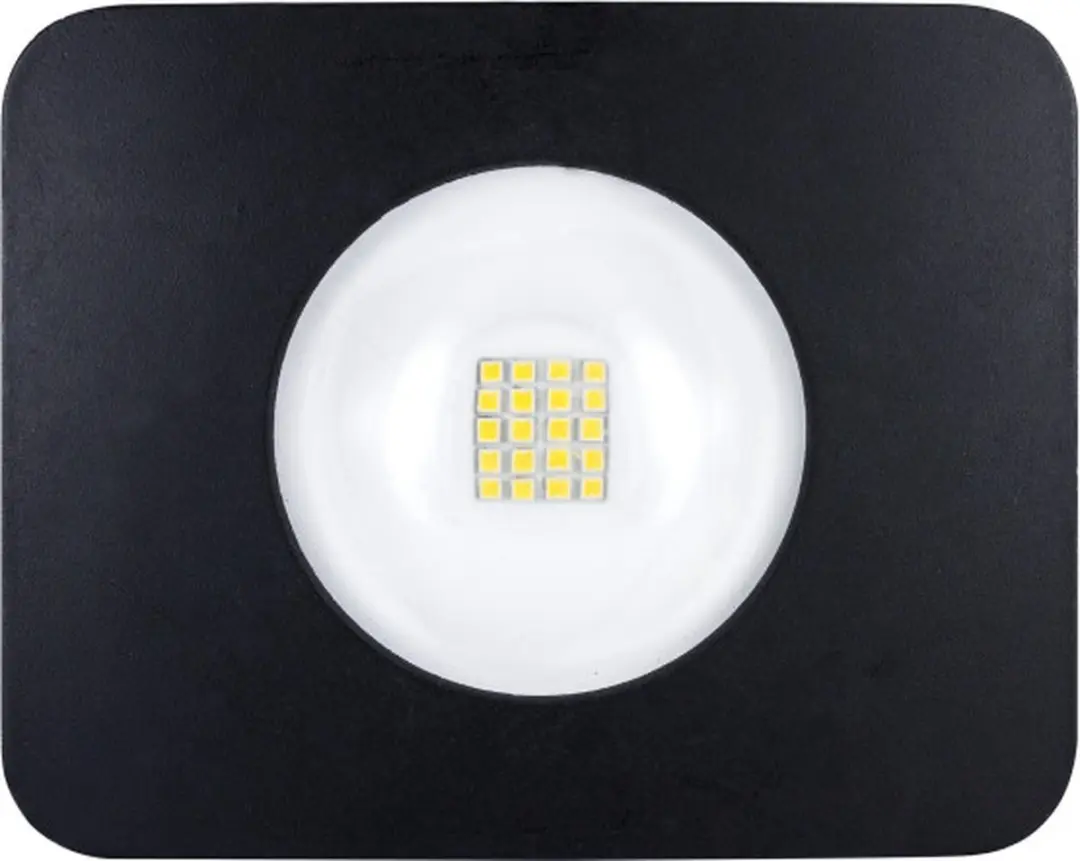Integral LED Bouwlamp 20W 4000K - 2000lm Mat Zwart IP65