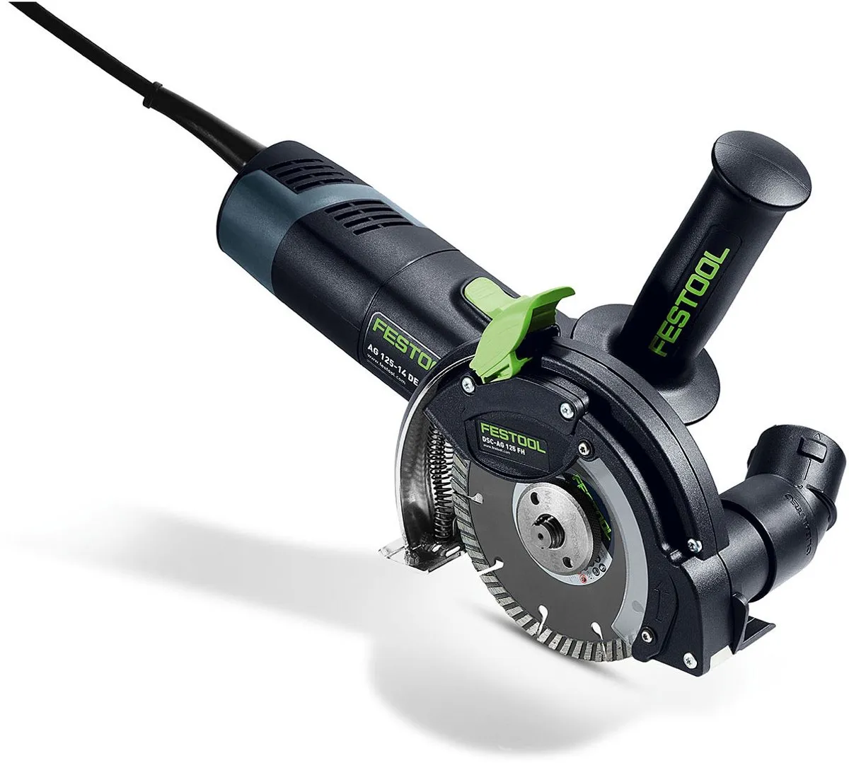 Festool DSC-AG 125 FH-Plus Tegelslijper 125mm - Groen/Zwart