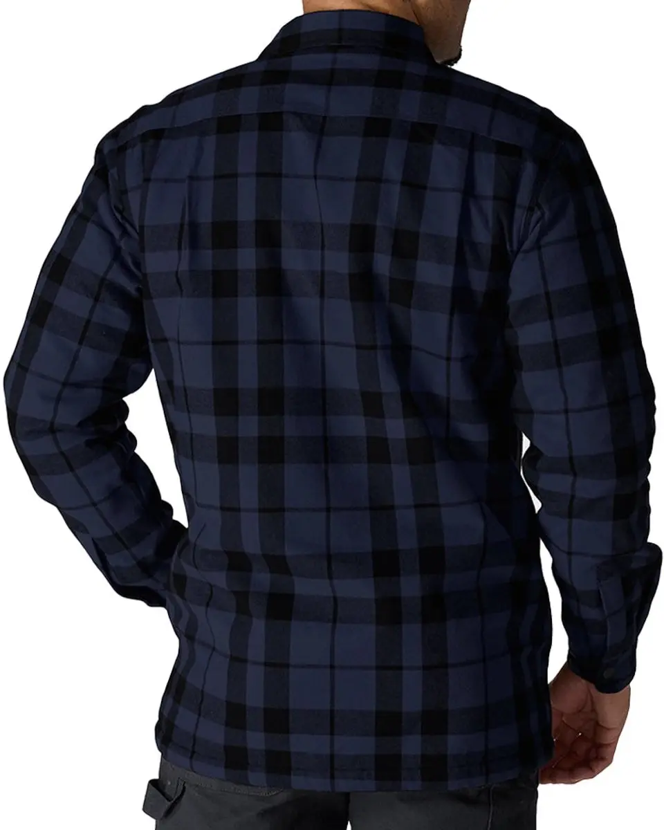 Carhartt Hubbard Plaid Shirt - M - Blauw/Zwart