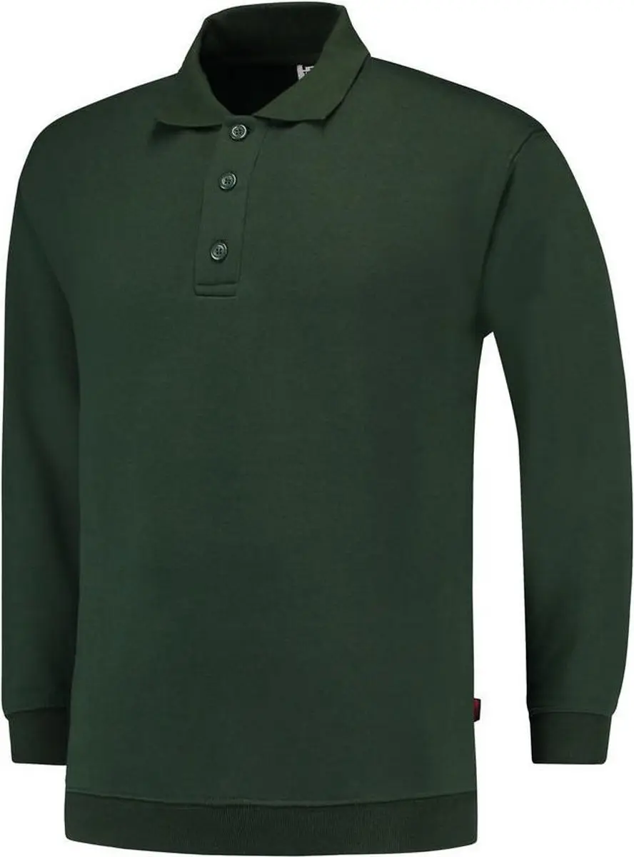 Tricorp Polo Sweater Boord 301005 - 5XL Flessengroen