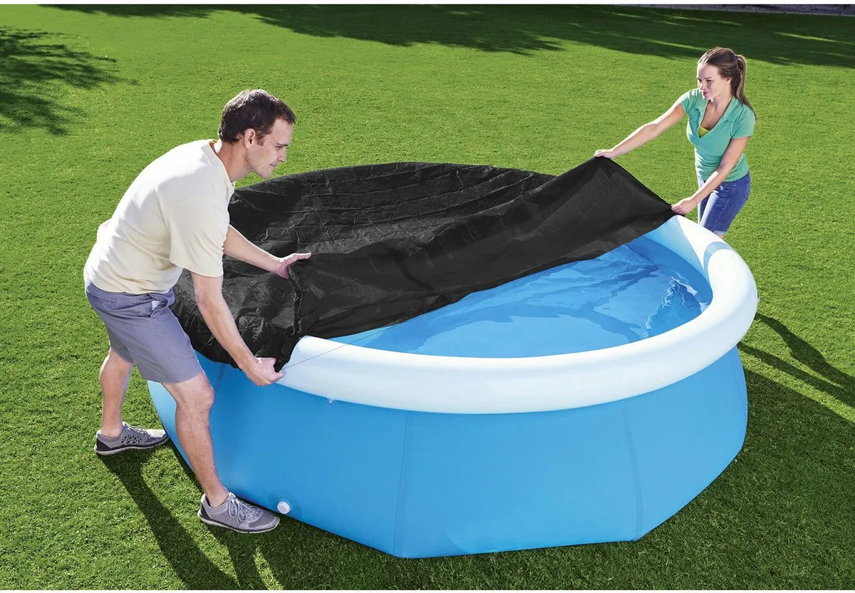 Bestway Afdekhoes Fast Set Ø244cm - Blauw