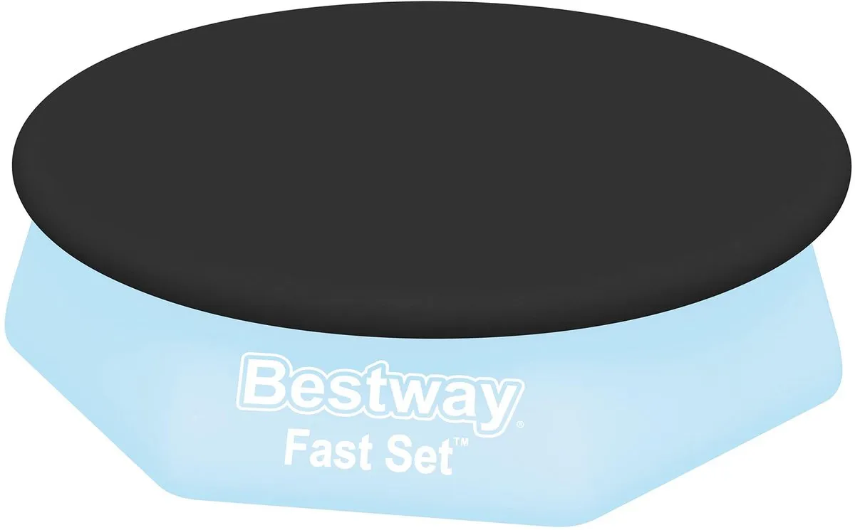 Bestway Afdekhoes Fast Set Ø244cm - Blauw - afbeelding 6 van 6