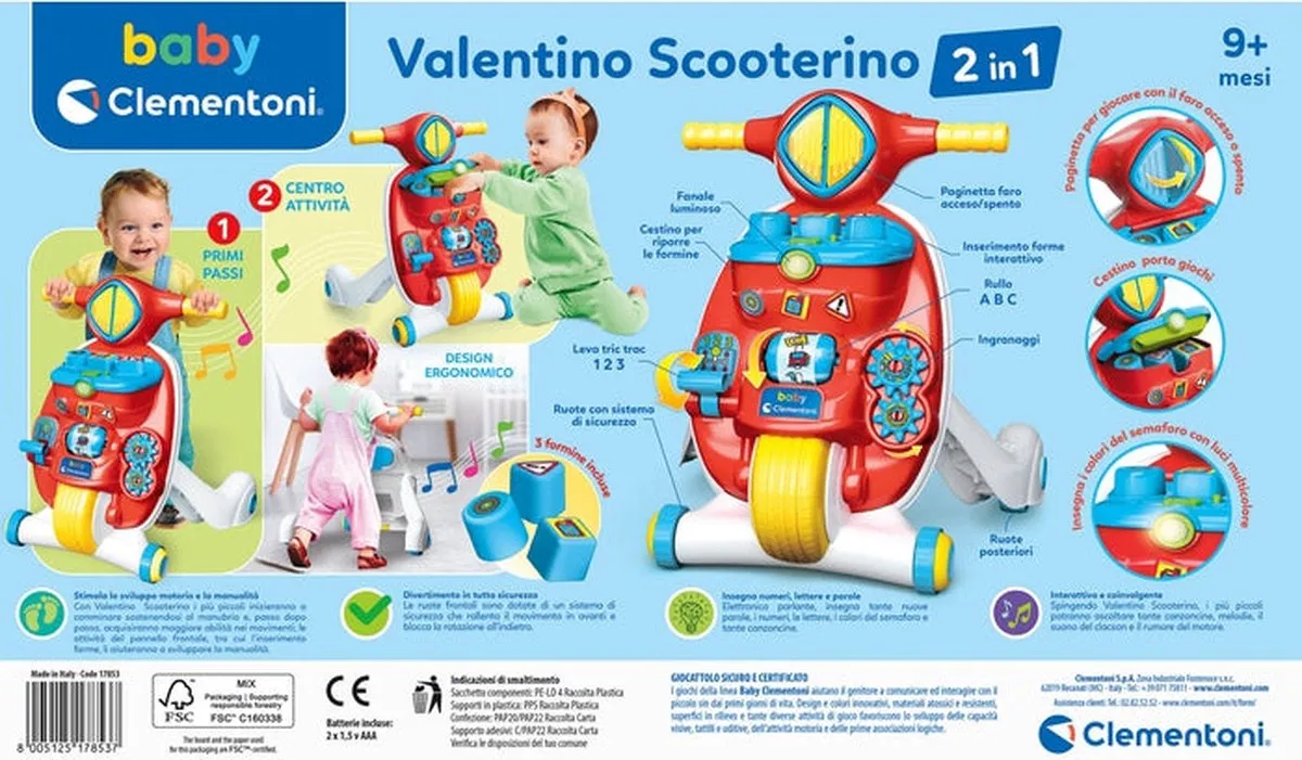 Clementoni Babyloopstoel
