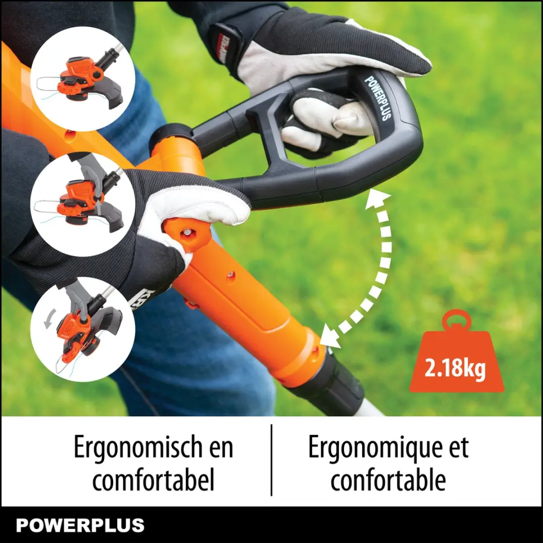Powerplus Dual Power POWDPG7546 Accu-Grastrimmer 300mm