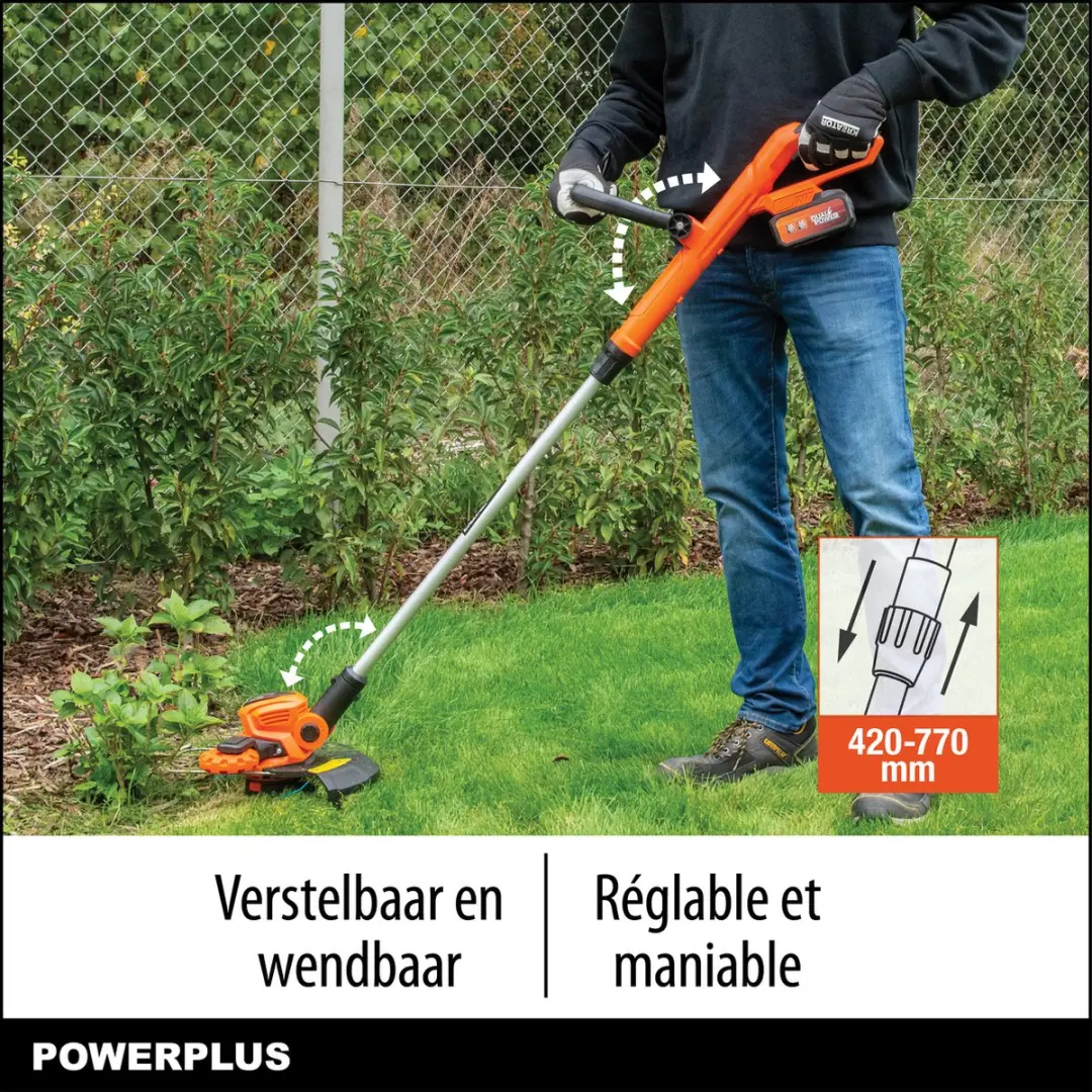 Powerplus Dual Power POWDPG7546 Accu-Grastrimmer 300mm