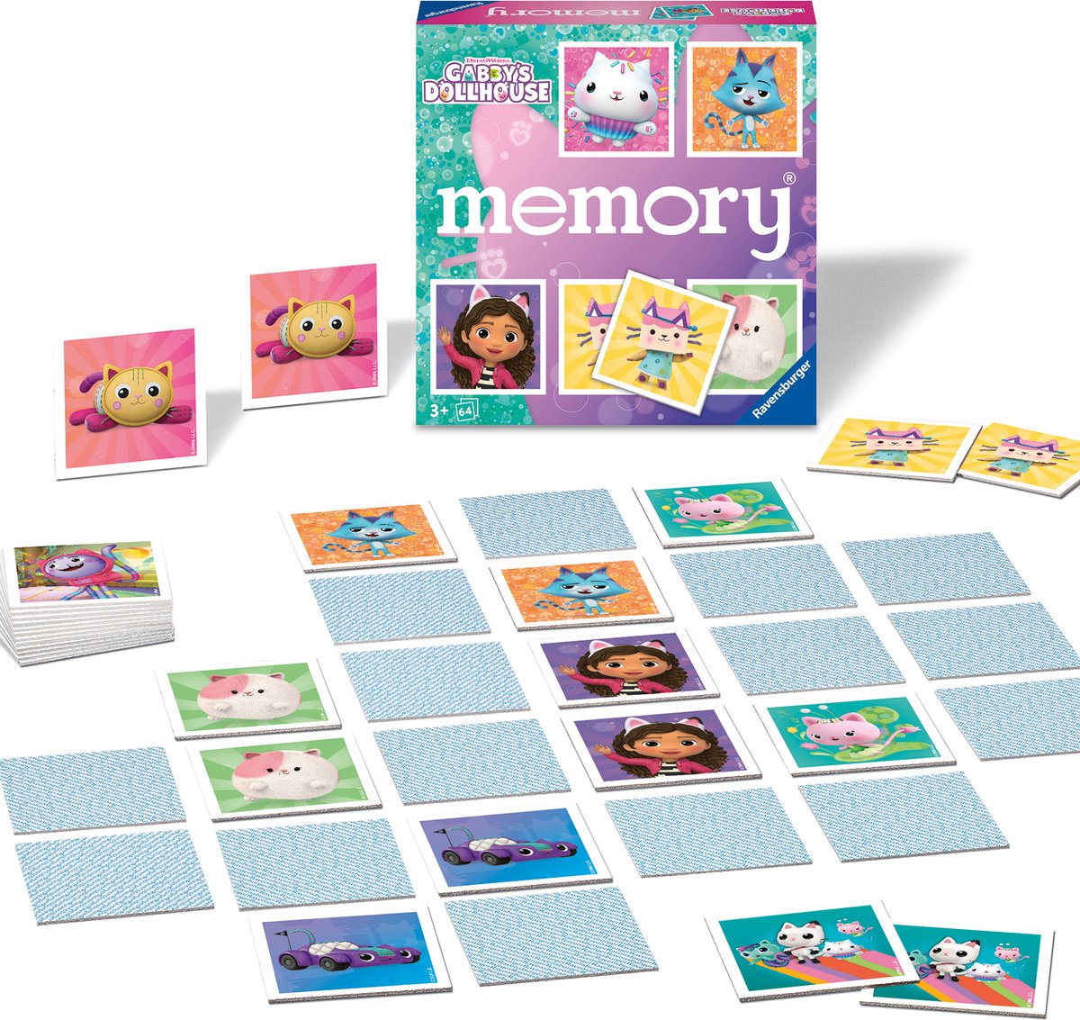 Ravensburger Gabby's Dollhouse memory® - Kaartspel