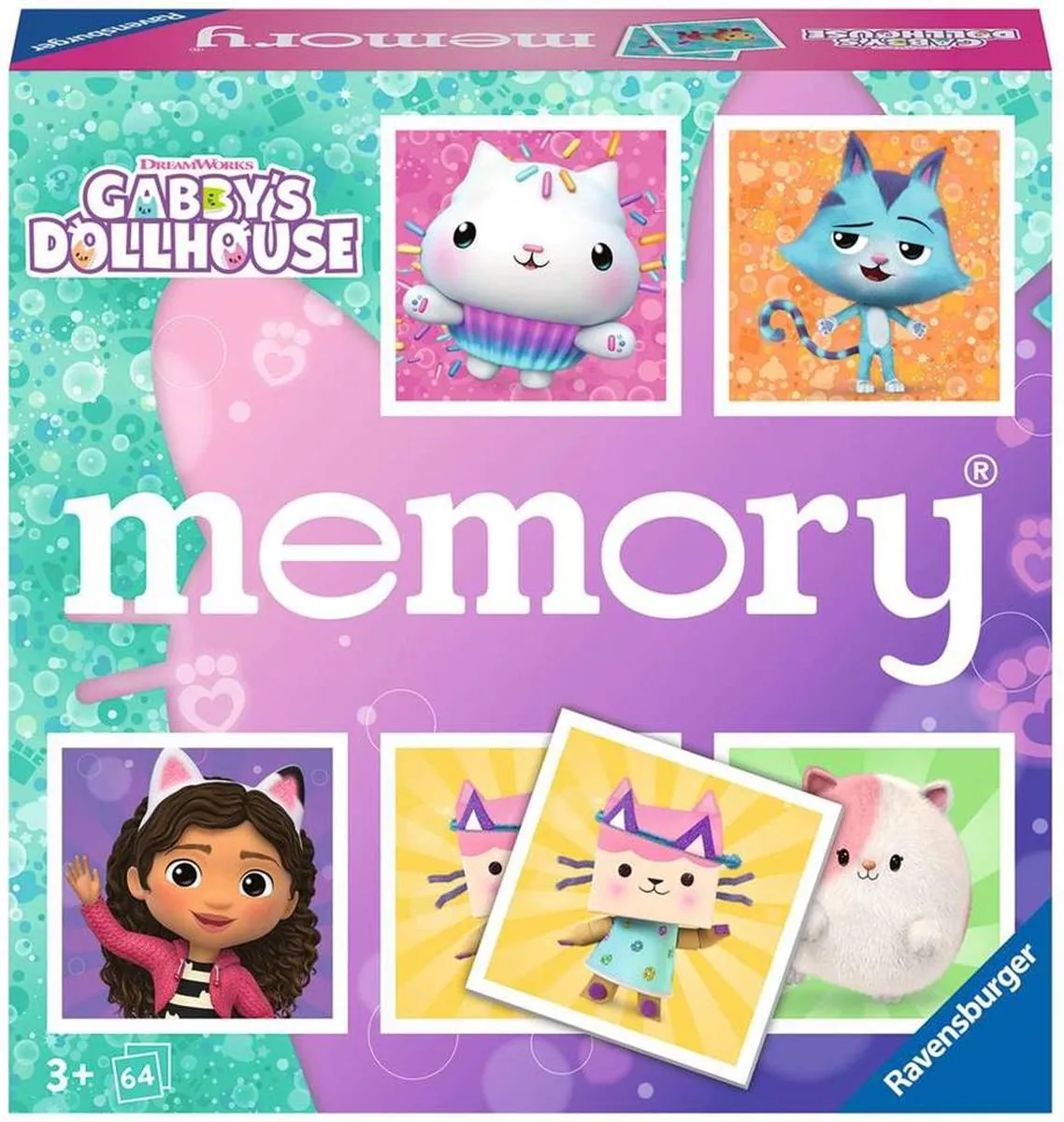 Ravensburger Gabby's Dollhouse Memory Kaartspel 22596 - 2-8 Spelers