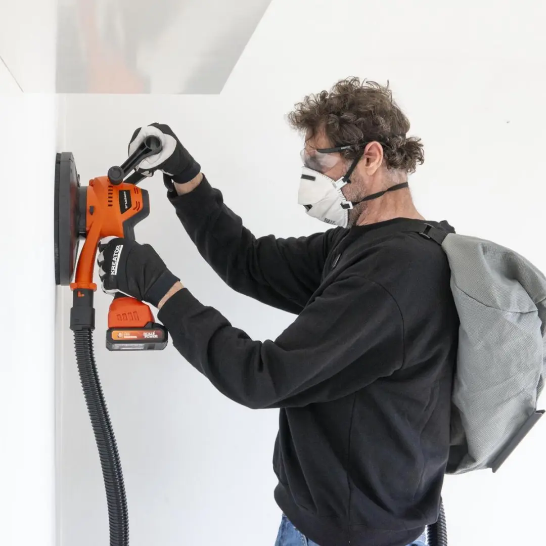 Powerplus POWDP50900 Wand- & Plafondschuurmachine 20V - Ø225mm