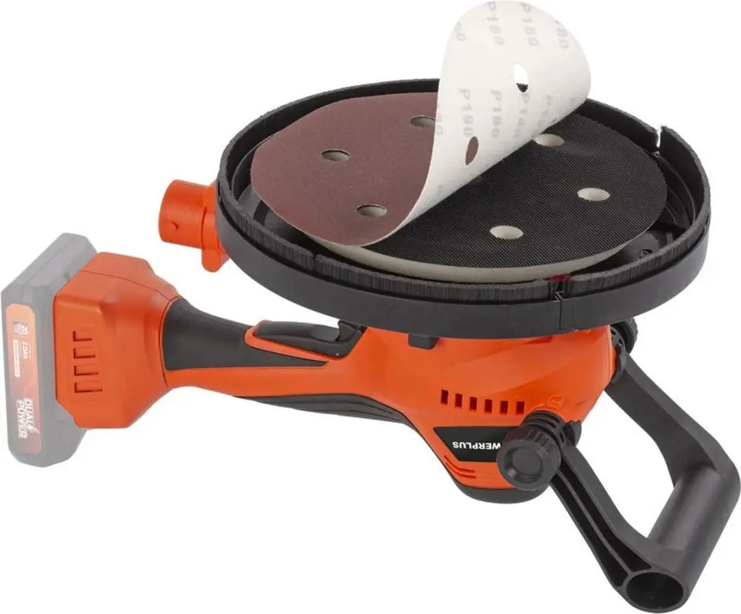 Powerplus POWDP50900 Wand- & Plafondschuurmachine 20V - Ø225mm - afbeelding 6 van 6