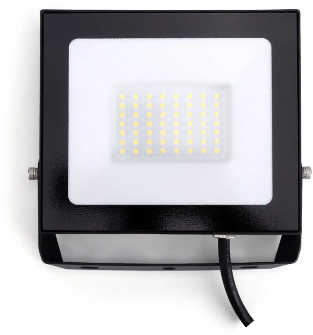 Integral LED Bouwlamp 50W 4000K - 5000lm Zwart IP65
