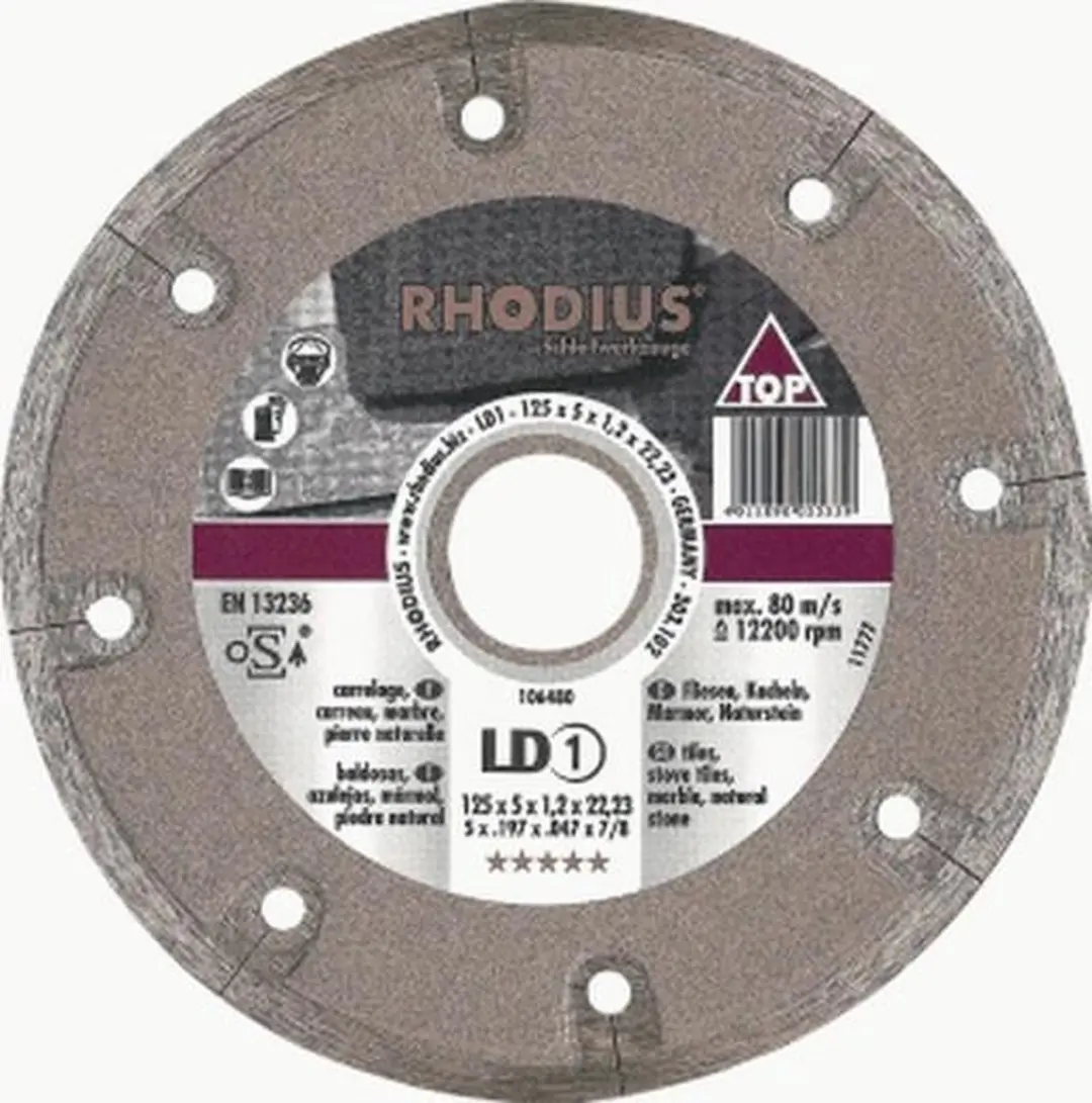 Rhodius Diamant Slijpschijf 125mm