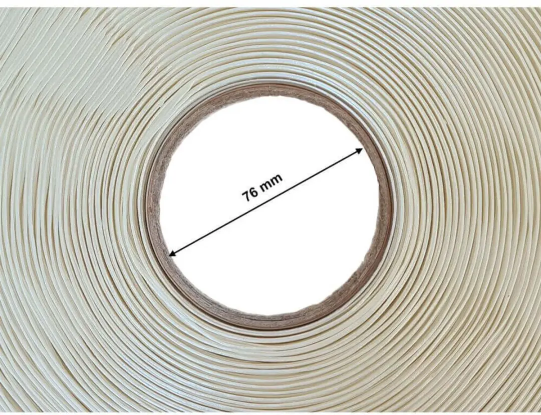 Kortpack Polyesterband 19mm x 600m - 550kg Treksterkte - Wit