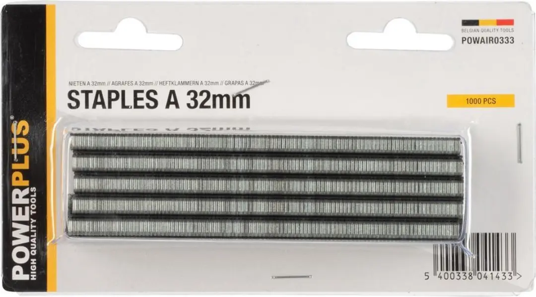 Powerplus POWAIR0333 Nietjes 32mm - 1000 Stuks
