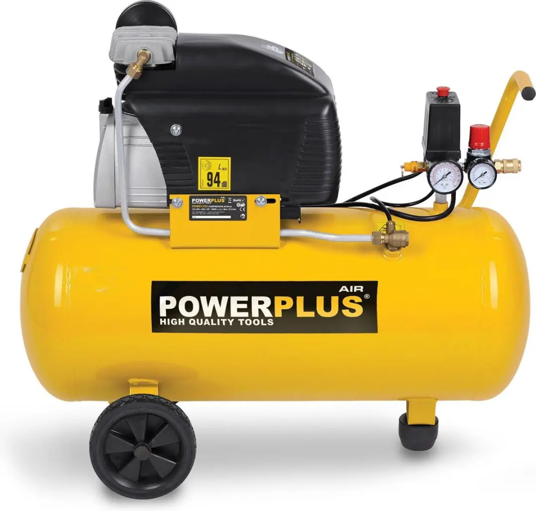 Powerplus POWX1760 Luchtcompressor 1500W 8 bar 50L