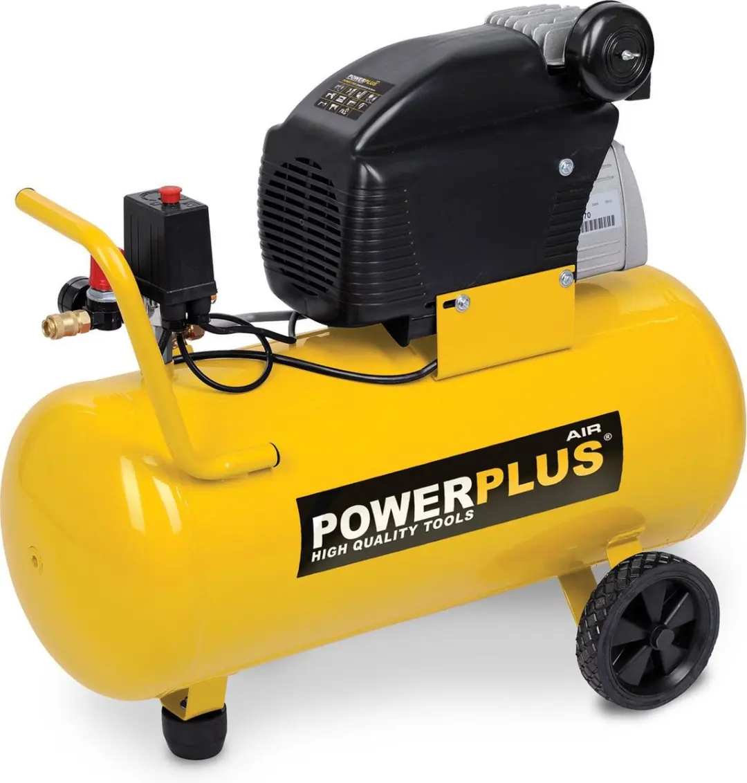 Powerplus POWX1760 Luchtcompressor 1500W 8 bar 50L