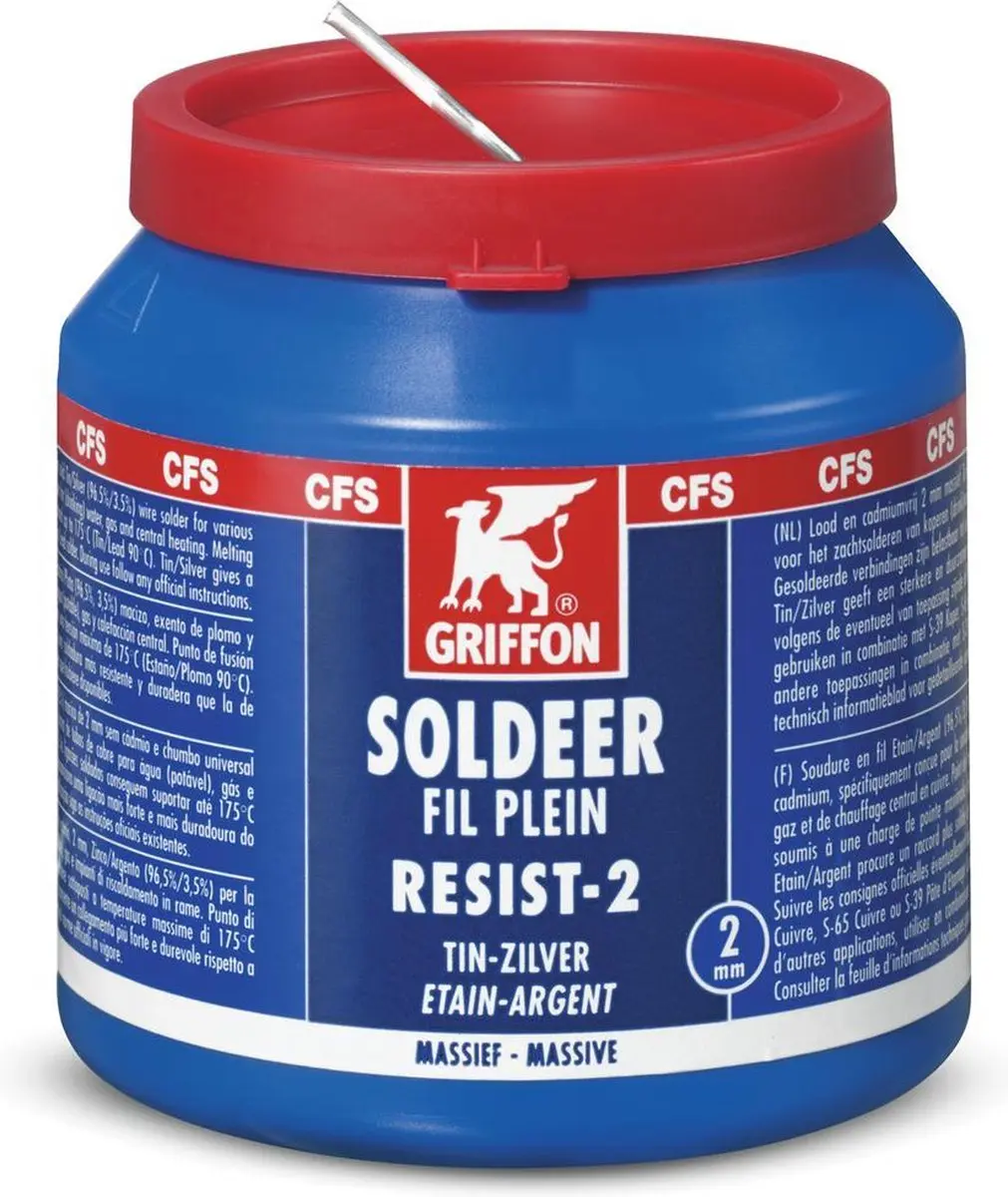 Griffon Resist-2 Draadsoldeer Ø2mm - 500g