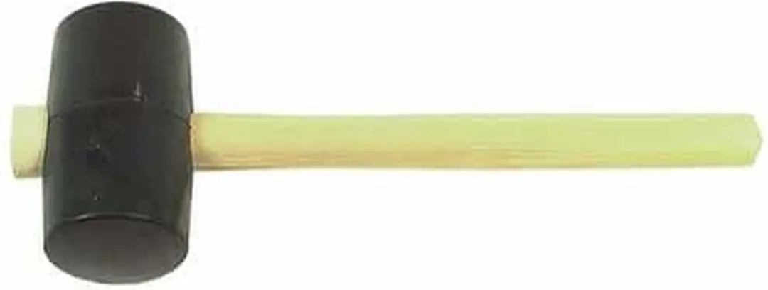 Talen Tools Rubberen Bestratingshamer Essenhout
