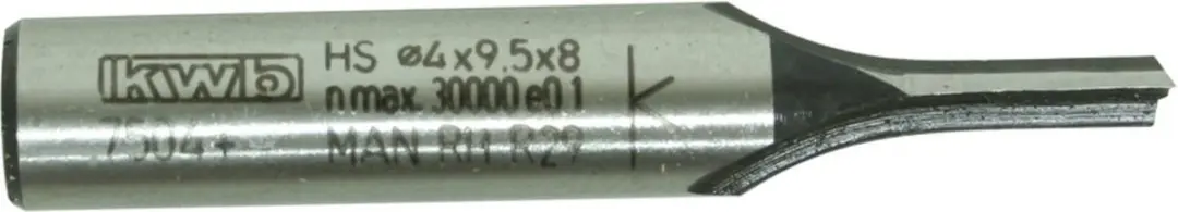 KWB Gleuffrees Schacht 8mm HM Vingerfrees 4mm