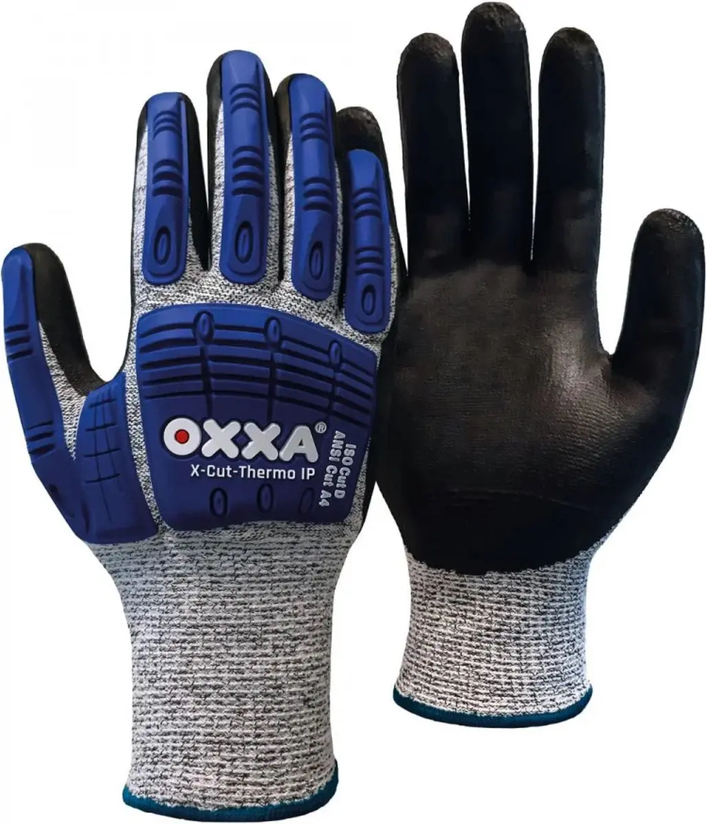 Oxxa X-Cut-Thermo Handschoen Blauw