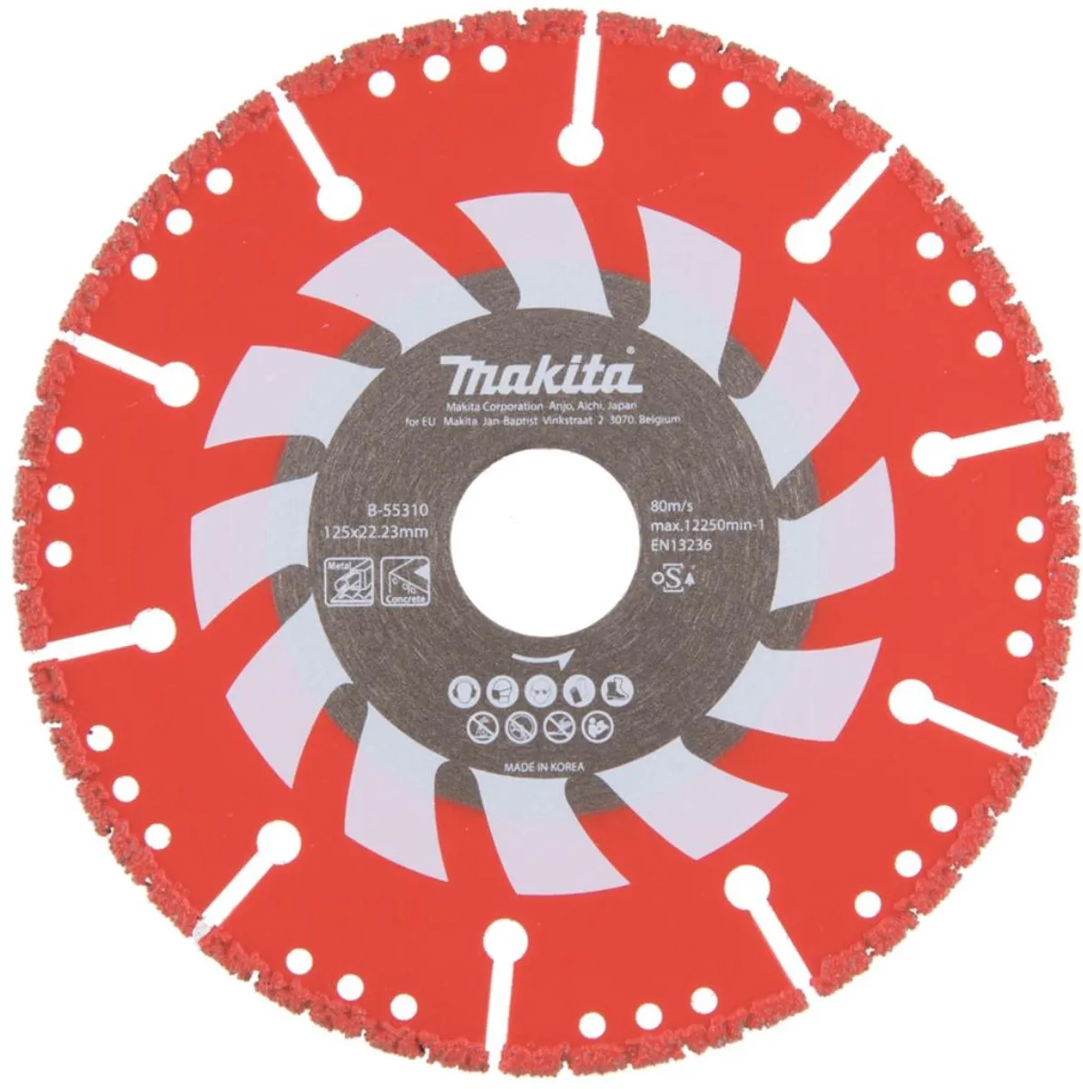 Makita B-55310 Diamantschijf 125mm - Metaal - Rescue