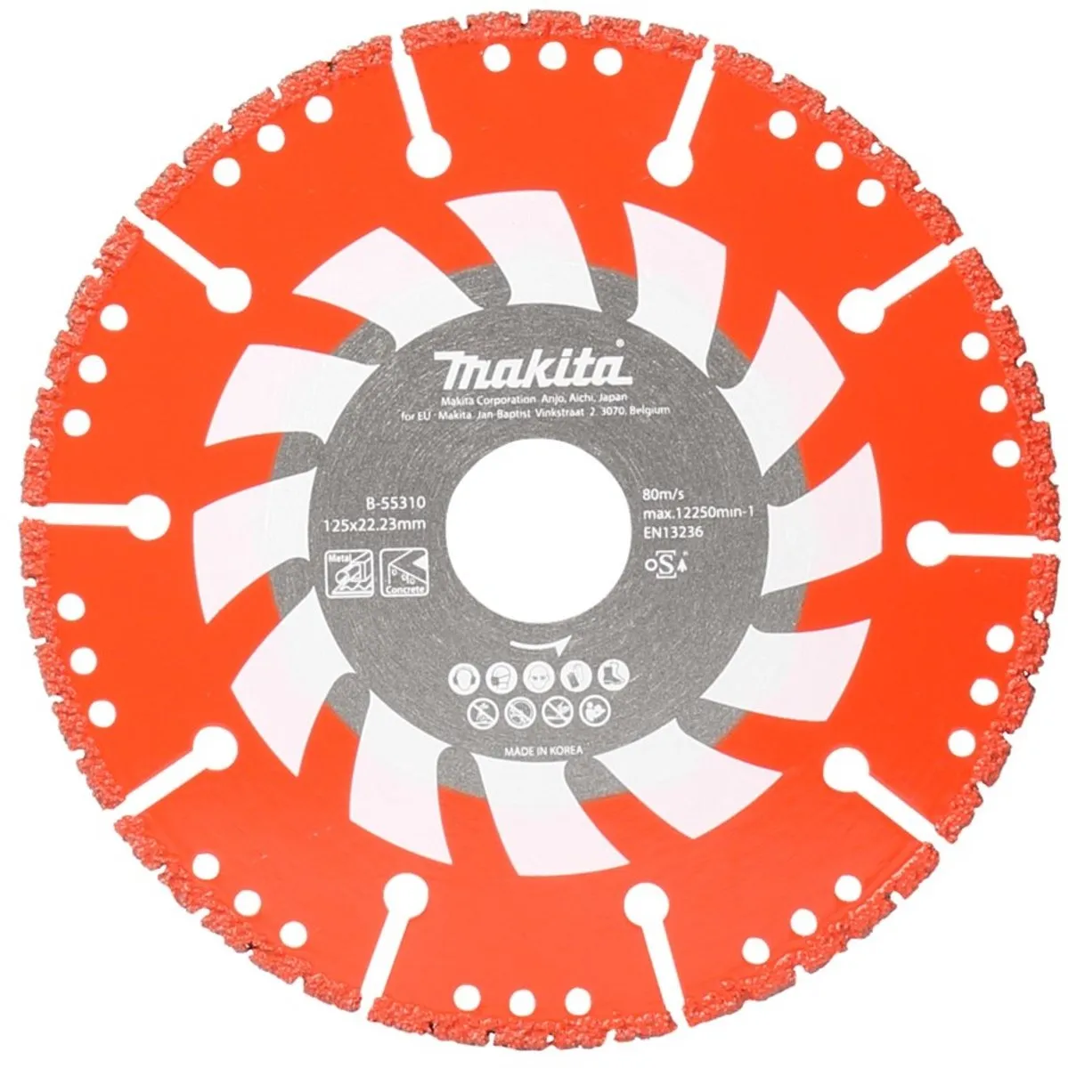 Makita B-55310 Diamantschijf 125mm - Metaal - Rescue