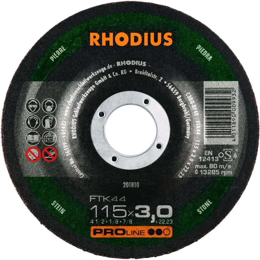 Rhodius Slijpschijf 230mm Metaal - 22.23mm As - afbeelding 3 van 3