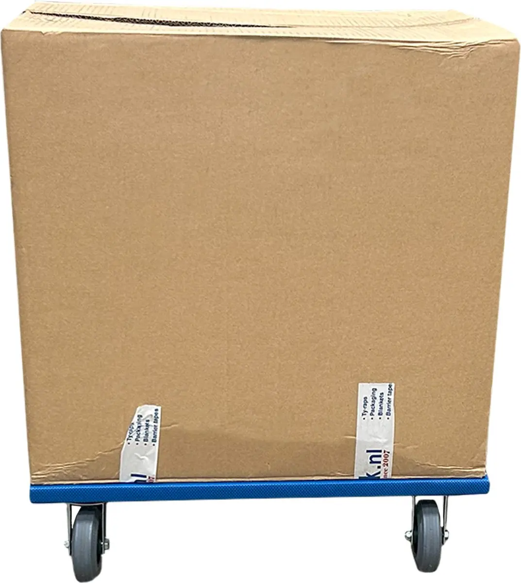 Kortpack Meubelroller Blauw/Grijs 60cm - 4 Draaibare Wielen