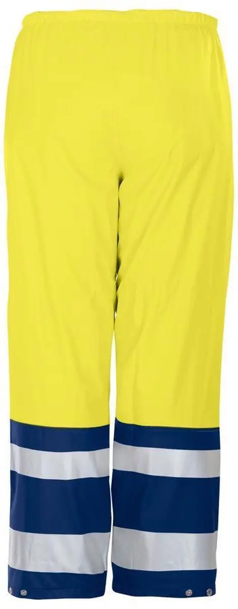 Jobman 2546 Hi-Vis Regenbroek Geel/Navy - L
