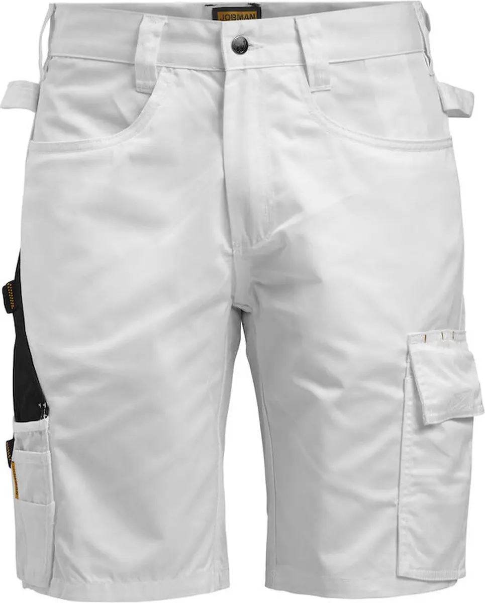 Jobman 2723 Service Shorts 65272320 - Wit/Zwart