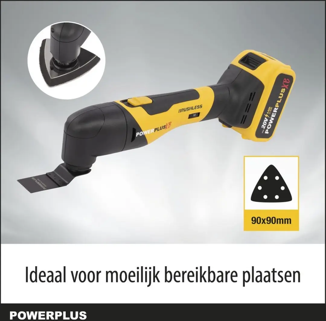 Powerplus POWX00830 Accu Gereedschapsset 20V - 1 Accu