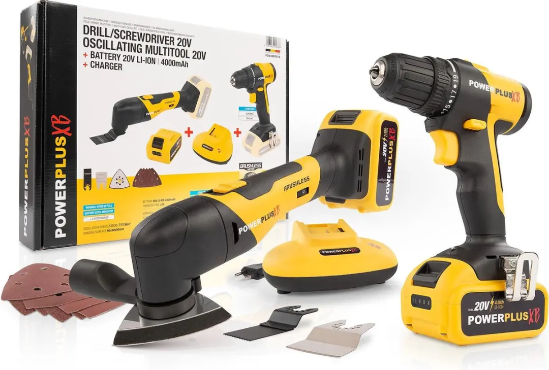 Powerplus POWX00830 Accu Gereedschapsset 20V