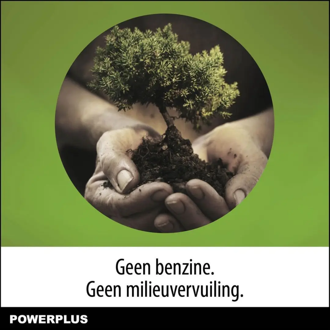 Powerplus Dual Power POWDPGLWS1 Accu-Grasmaaier 340mm - 30L