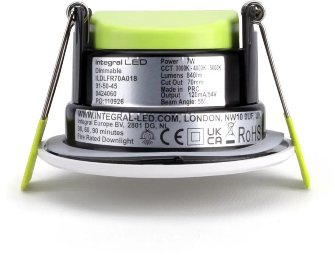 Integral LED Inbouwspot 7W 840lm 55°