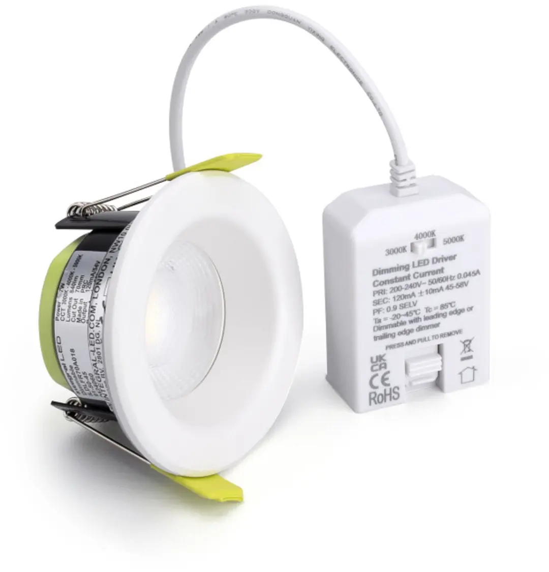 Integral LED Inbouwspot 7W 840lm 55° - Instelbaar Wit - IP65