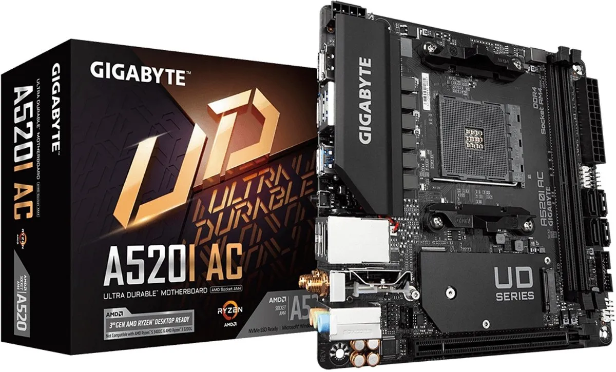 Gigabyte A520I AC A520 Mini ITX Moederbord
