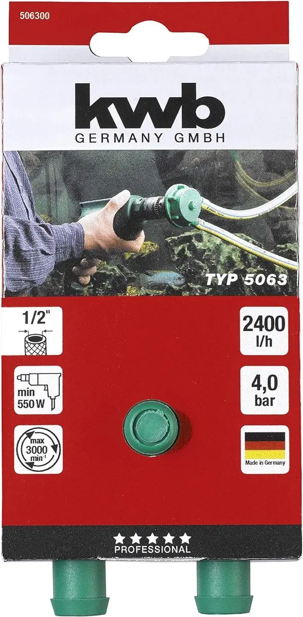 KWB Maxi-Pump P63 Boorpomp 2400 l/h - Zelfaanzuigend