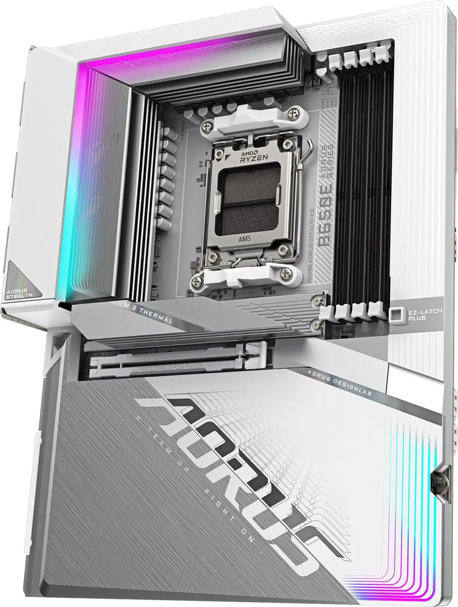 Gigabyte B650E AORUS STEALTH ICE Moederbord - AM5
