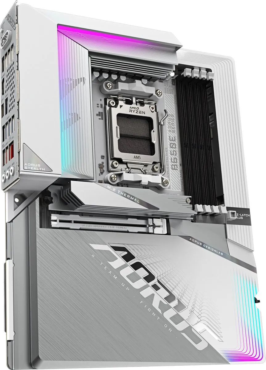 Gigabyte B650E AORUS STEALTH ICE Moederbord - AM5