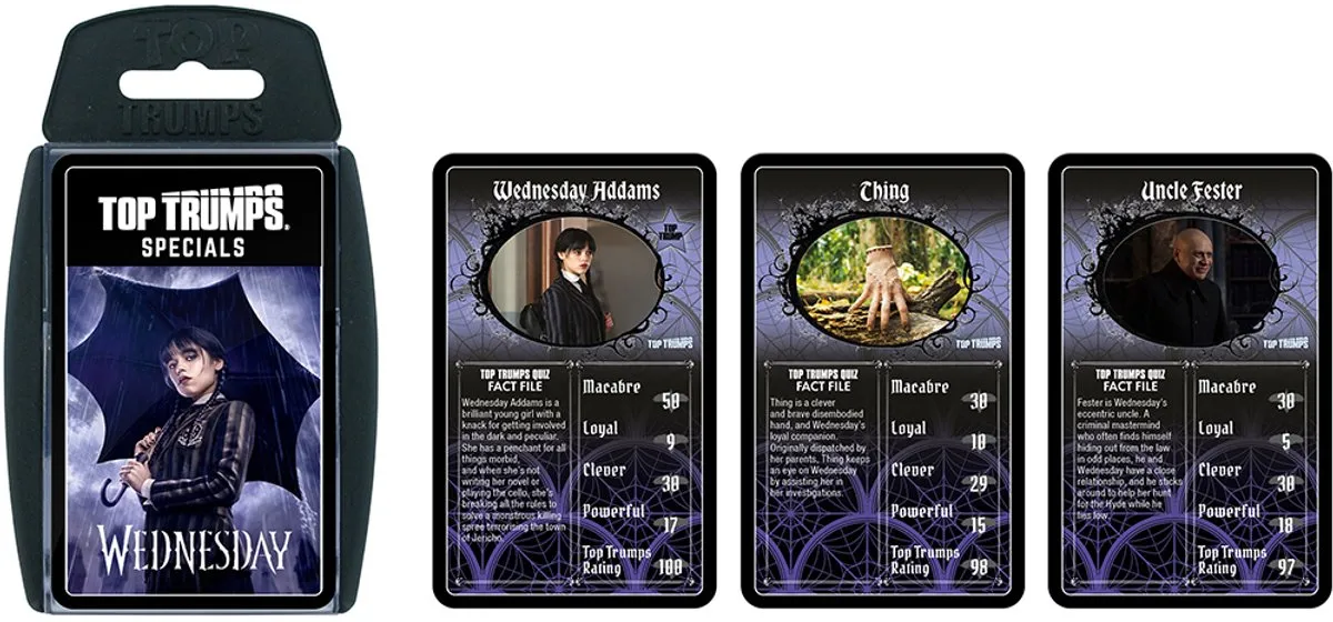 Winning Moves Top Trumps Wednesday Kaartspel - 2-4 Spelers
